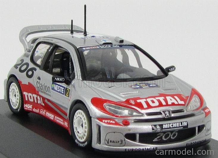 IXO-MODELS RAM088 Scale 1/43 | PEUGEOT 206 WRC N 2 WINNER RALLY FINLAND ...