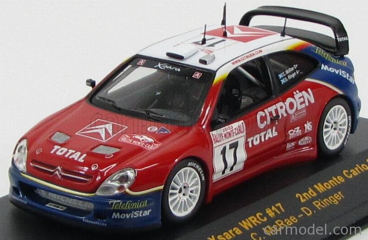 Citroen Xsara WRC McRae Rally Grande Bretagne 2003 Vitesse Ref 43202