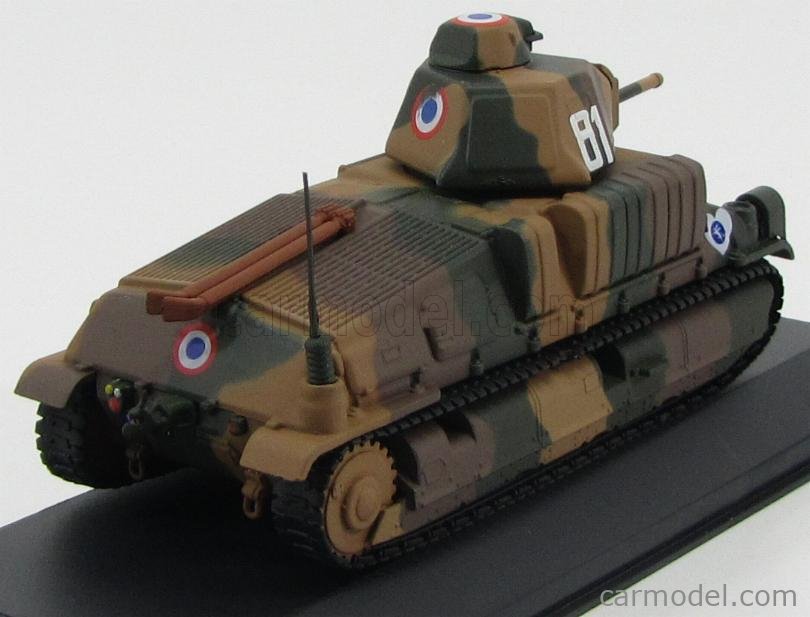 Scale model tank 1:43  Somua S-35 1st DLM Quesnoy Франция 1940 