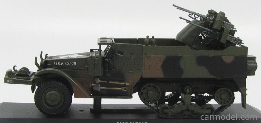M2 1:43 DIECAST MILITARY VEHICLE ARMY WW2 M16 MGMC 3rd Armored Division Aachen 