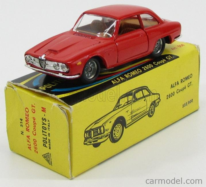 Penny Politoys Alfa Romeo 2600 Sprint Bertone 25 - 1/43 - Occasion