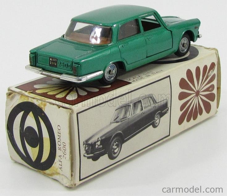 Miniature Mebetoys A4 Alfa Romeo 2600 Berline – Vert Métallisé – échelle 1/43