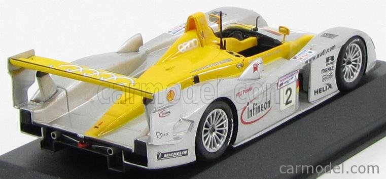 minichamps Audi Infineon R8 3rd 24h Le Mans 2002 Krumm - Peter - Werner