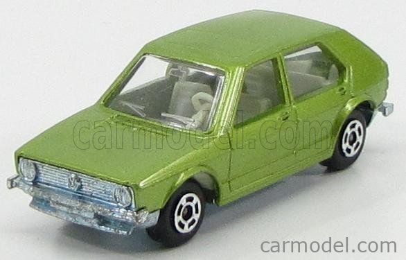 POLITOYS POLISTIL RJ51 Scale 1/55 | VOLKSWAGEN GOLF MKI 1976 GREEN MET