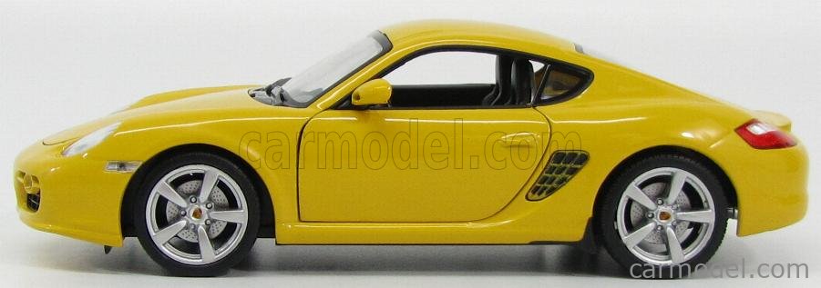 Porsche Cayman S 2005 Yellow 1:18 Model 0307 WELLY 