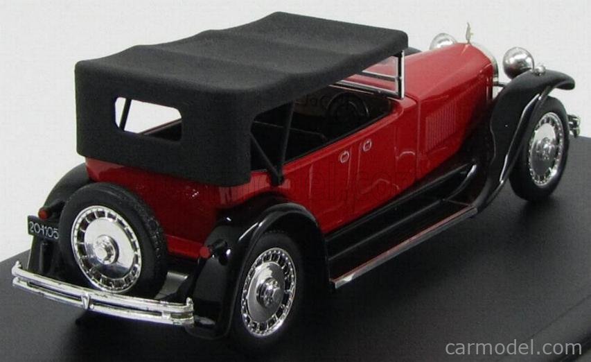 超目玉】 ホビー 模型車 車 レーシングカー ブガッティロイヤルモデルリオbugatti 41 royale torpedo open 1927  red 143 model rio