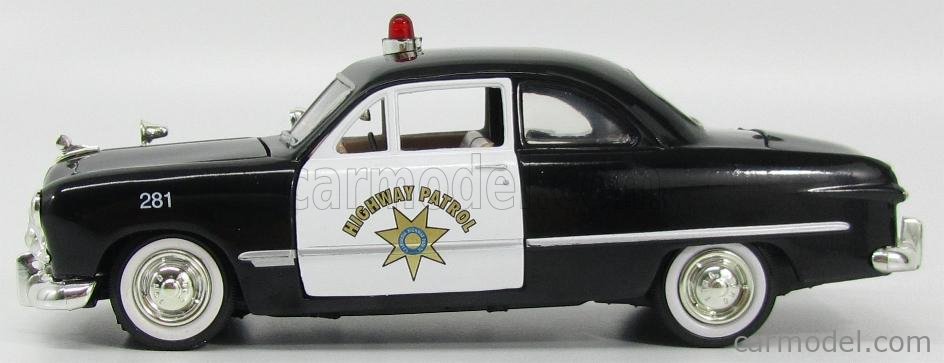 MOTOR-MAX 73213BK Scale 1/24 | FORD USA COUPE POLICE HIGHWAY