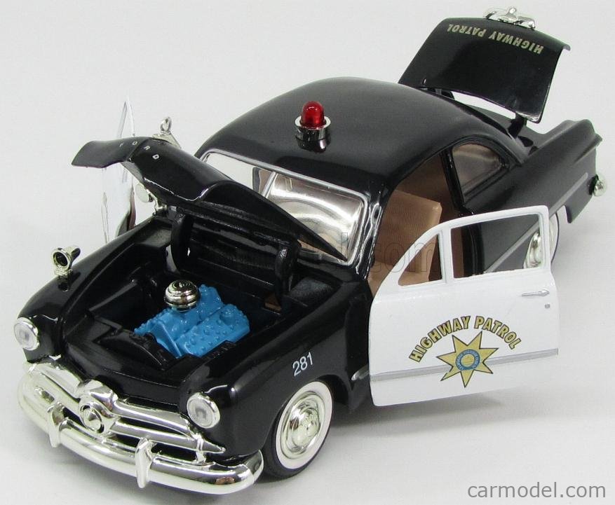 MOTOR-MAX 73213BK Scale 1/24 | FORD USA COUPE POLICE HIGHWAY