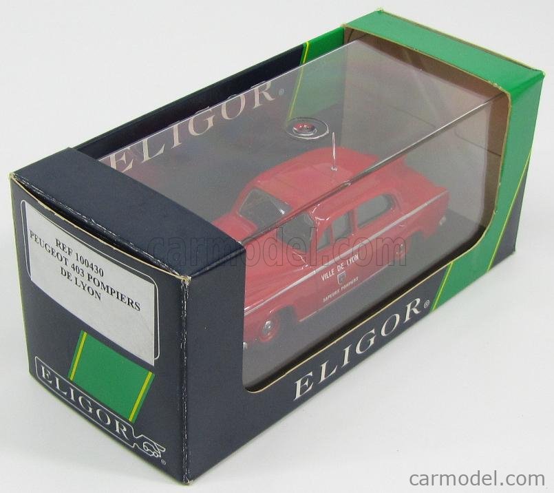 Eligor 1:43 - 7 - Miniatura de carrinha - Pompier