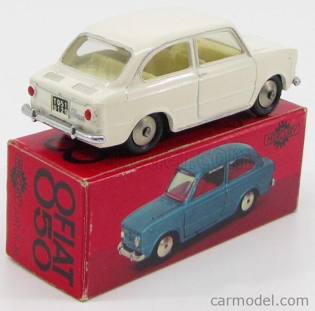 MERCURY-ITALY 38 Scale 1/43 | FIAT 850 BERLINE (CREAM INTERIOR) WHITE