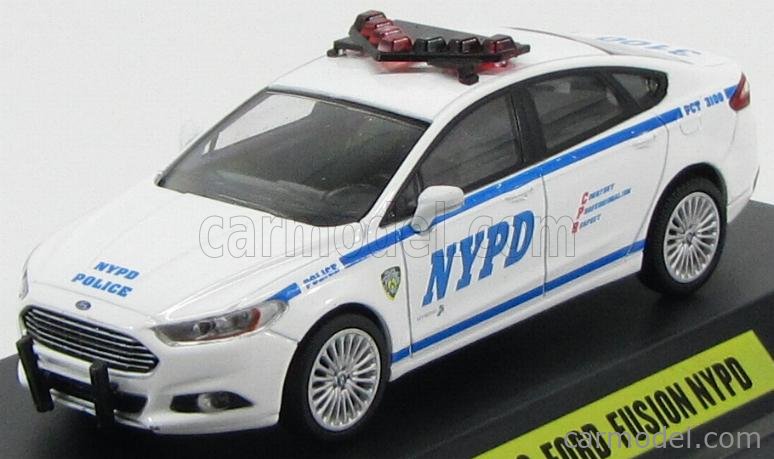 GREENLIGHT 86052 Scale 1/43 | FORD USA FUSION NYPD PCT 3100 POLICE