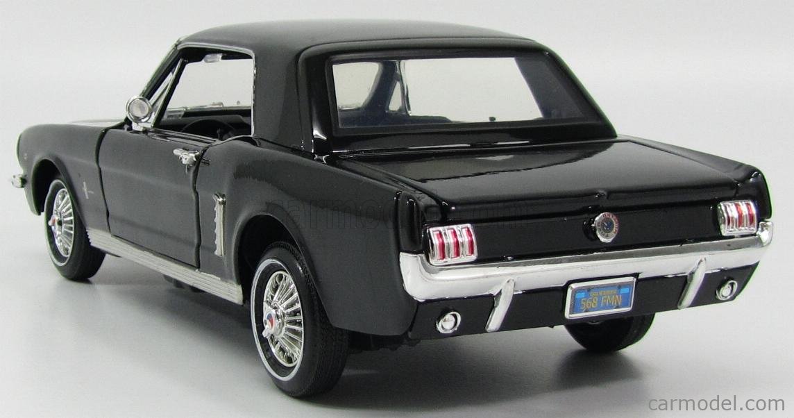 Ford Mustang 1/2 Hard Top 1964 1:18 Motormax Preto - 17 anos! Loja on-line  de miniaturas colecionáveis!