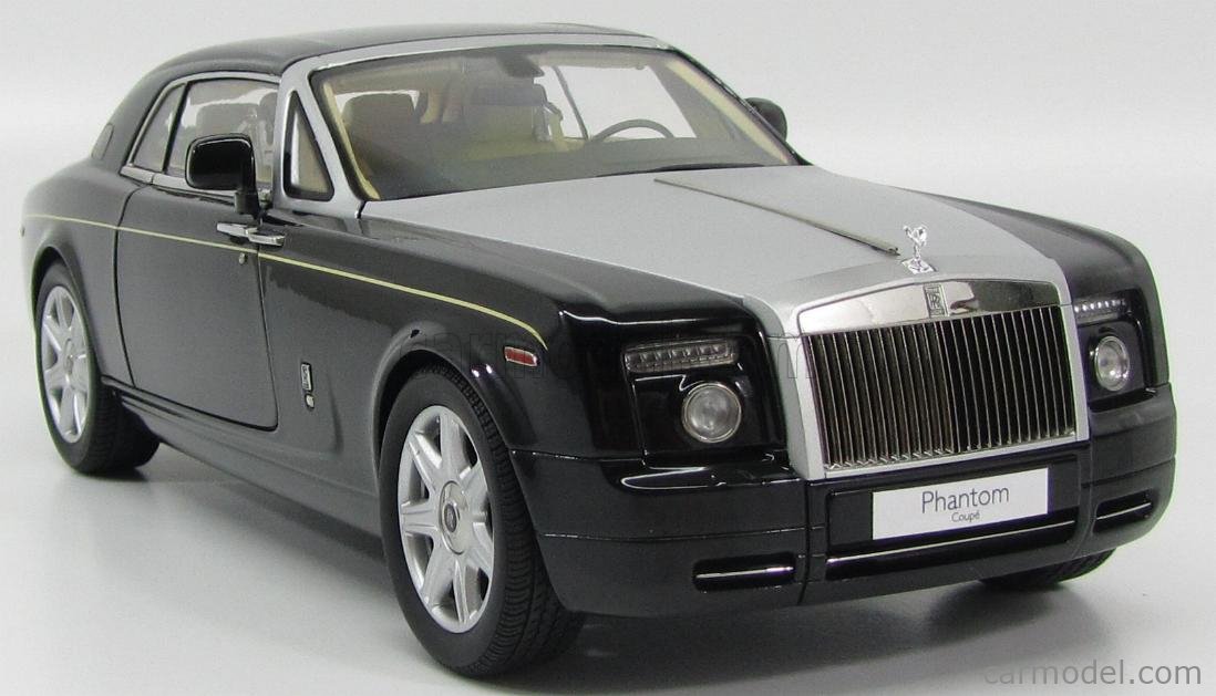 KYOSHO 08861DBK Scale 1/18 | ROLLS ROYCE PHANTOM COUPE 2-DOOR 2008 ...