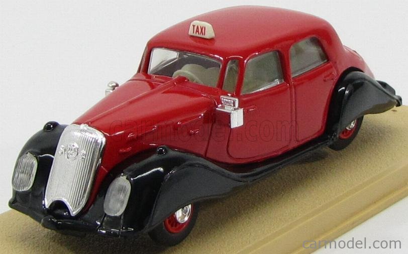 Miniature Voiture Panhard Dynamic Taxi Rouge Et Noir - échelle 1:43, Eligor 100011, Occasion