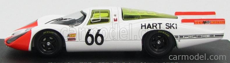 Spark 1/43 S3478 Porsche 907L N°41 – 24h Du Mans 1967, Siffert & Herrmann, Miniature Résine