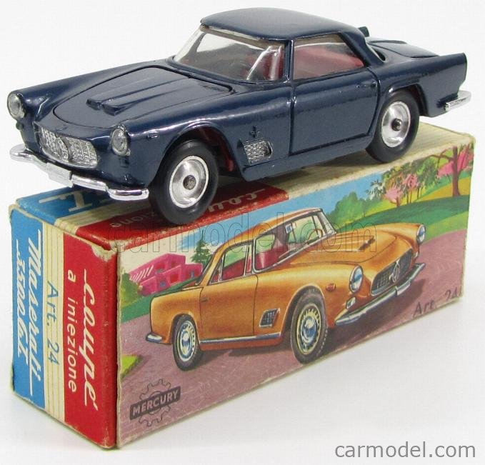 Miniature Ancienne Mercury Maserati En Métal Peinture D'origine - Auto Collection Norev/JRD - Occasion