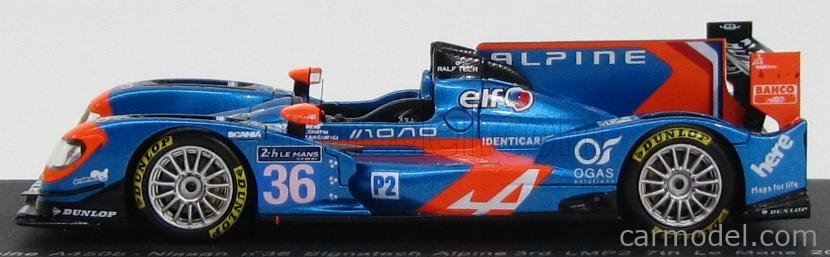 NISSAN - A450B NISSAN 4.5L V8 TEAM SIGNATECH ALPINE N 36 3rd LMP2 CLASS 7th  24h LE MANS 2014 P.L.CHATIN - N.PANCIATICI - O.WEBB