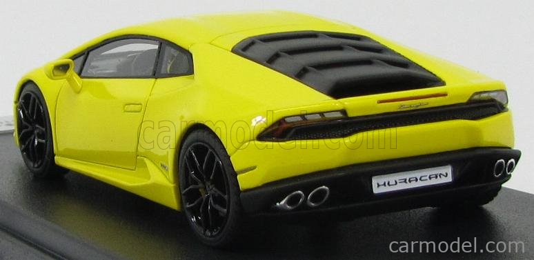 Looksmart 1/43 - Lamborghini Huracán LP610-4 - Yellow Aton - Close Rear Bonnet