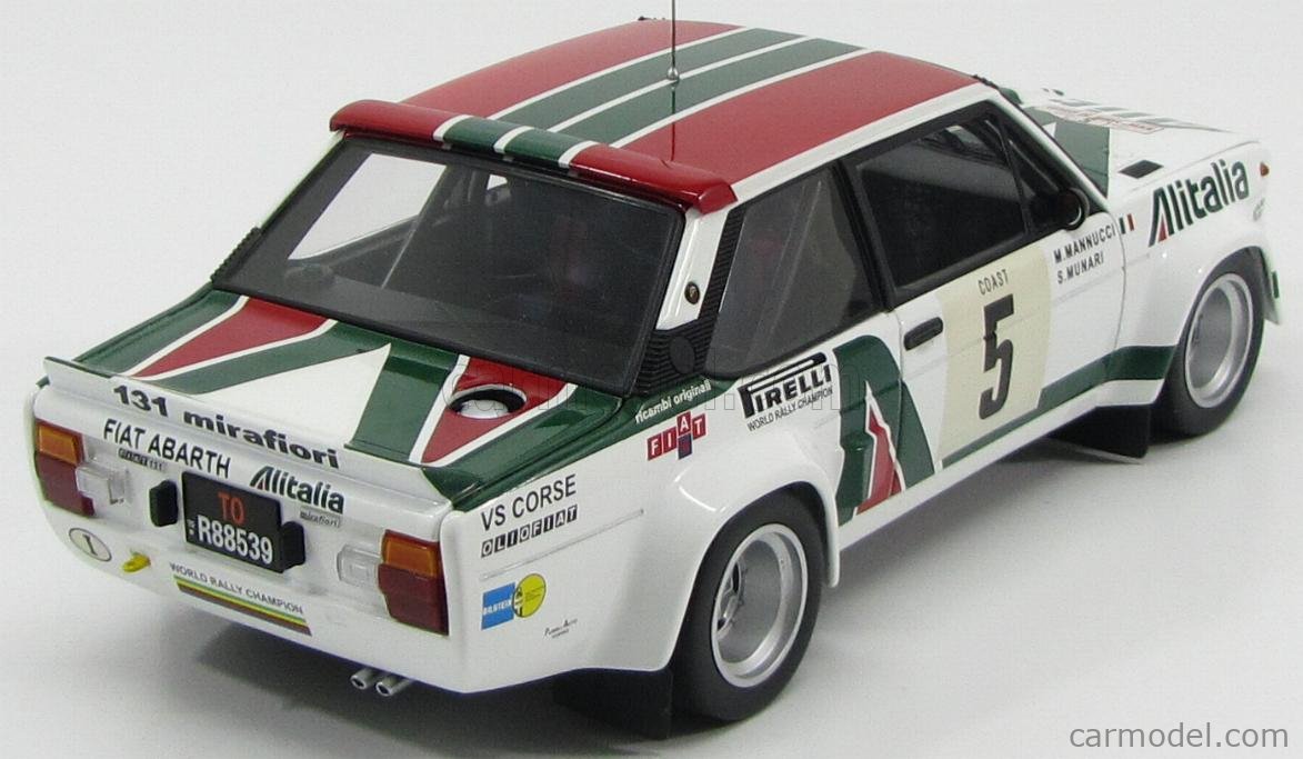 FIAT - 131 ABARTH N 5 ALITALIA RALLY TOUR DE CORSE 1978 S.MUNARI -  M.MANNUCCI