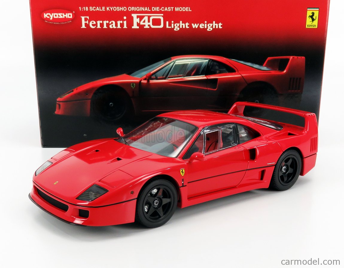 1/18 Kyosho FERRARI F40 LIGHT WEIGHT RED 08412R diecast car