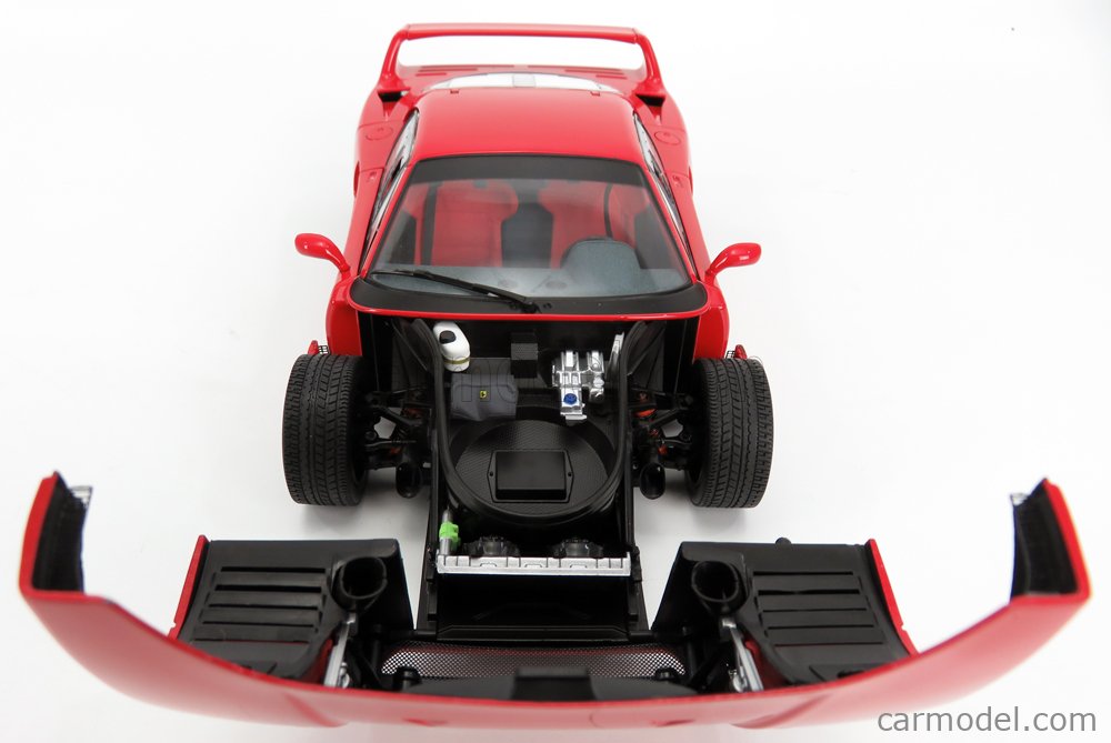 キョウショウ　F40light weight 1／18 Rare Ferrari F40 LW Black 1/18 by Kyosho - Used Model