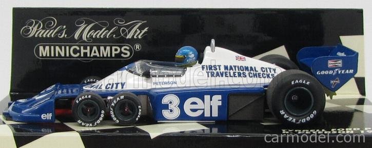 TYRRELL - F1 P34 ELF 6-WHEELER FORD N 3 SEASON 1977 R.PETERSON