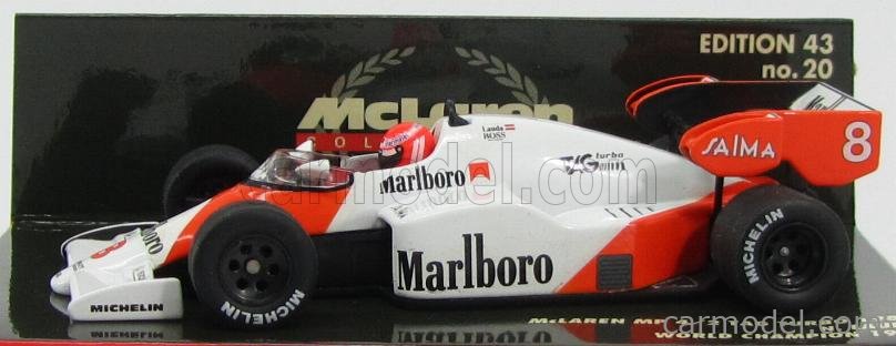 MINICHAMPS 530844308 Scale 1/43 | McLAREN F1 MP4/2 TAG TURBO N 8