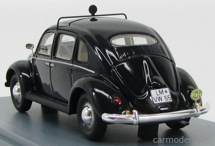 Volkswagen Coccinelle 1949 Rio 1/43 Noir - Modèle Réduit Diecast - Split Window
