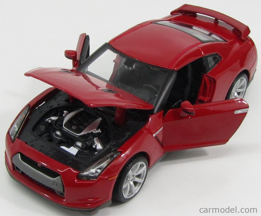 MAISTO 31294R Echelle 1/24 | NISSAN GT-R R35 2009 RED