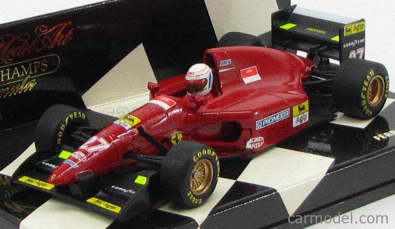 Miniature Minichamps 1/43 Ferrari 412 T1 Alesi - Brumm Bburago Gold