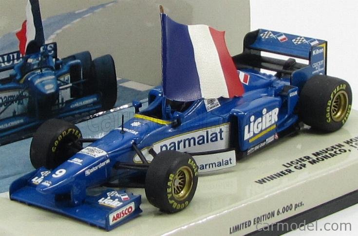 Modèle Réduit 1:43 Ligier F1 JS43 #9 Olivier Panis 1996 - Edicola - Neuf - Collection F1