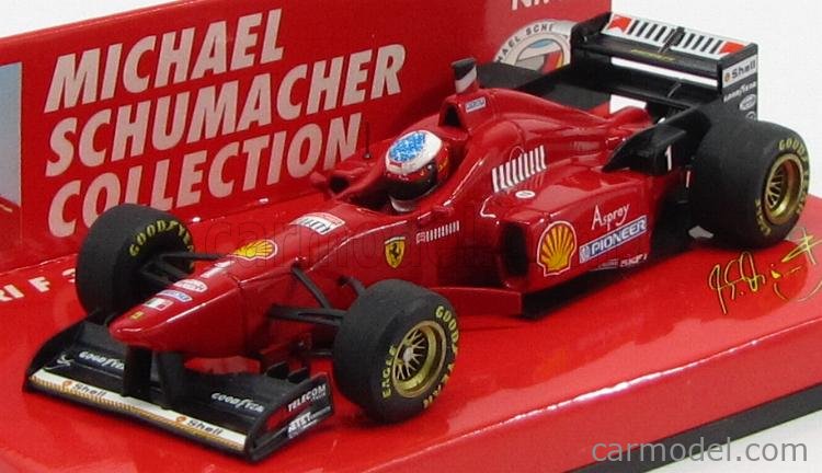 ミニチャンプス　Ferrari F310　F310/2　シューマッハ　F1 Premium Collectibles 1:24 ミハエル シューマッハ フェラーリ F310 #1