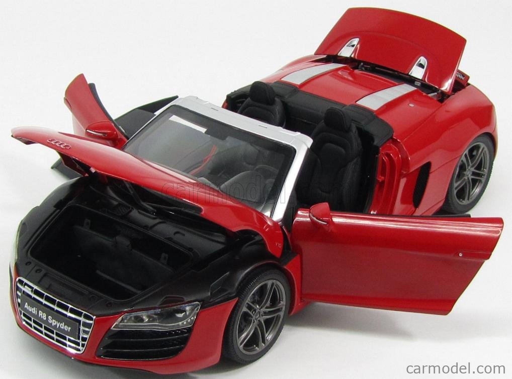 Kyosho 1:18 Audi R8 レッド 1/18 Kyosho Audi R8 V10 Spyder Dealer Edition in Dynamite