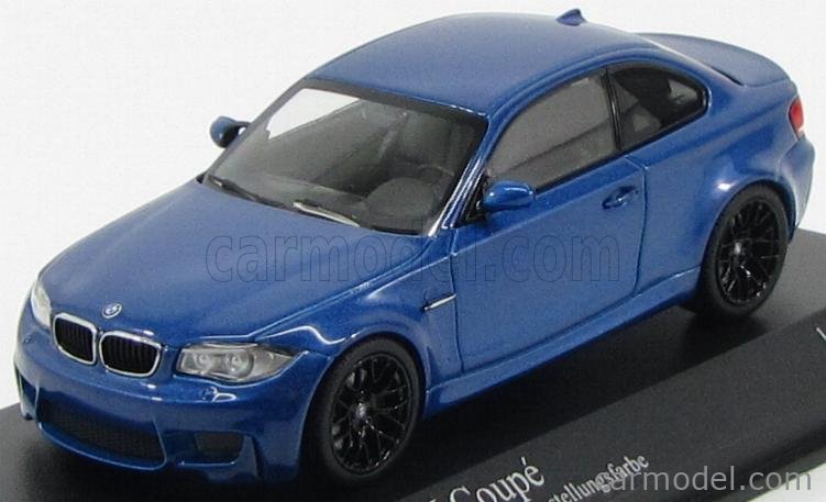 【割引特販】ミニチャンプス BMW 1シリーズ Mクーペ 1/43 ミニカー ブルー 乗用車