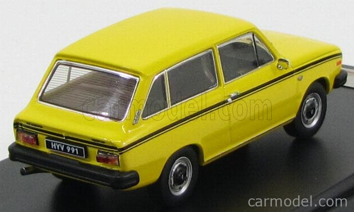 PREMIUM-X PRD299 Scale 1/43 | VOLVO 66 2-DOOR 1975 YELLOW