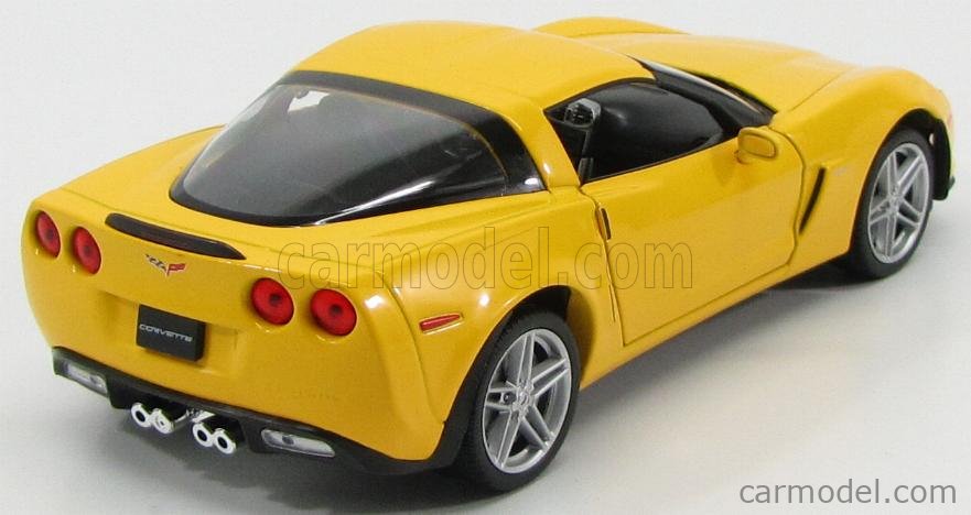 Voiture Miniature Chevrolet Corvette 1982 - Welly Nex Échelle 1:34, Jaune, Métal - Occasion