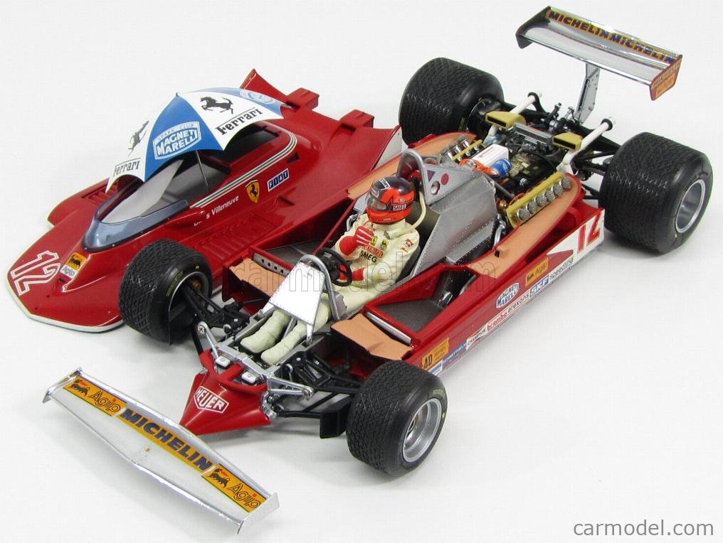 FERRARI - F1 312T4 N 12 WINNER GP USA (WITH UMBRELLA) 1979 GILLES VILLENEUVE