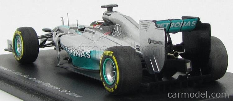 SPARK SCS142 MERCEDES F1 W05 n°44 Malaysia GP 2014 Lewis Hamilton 1.43