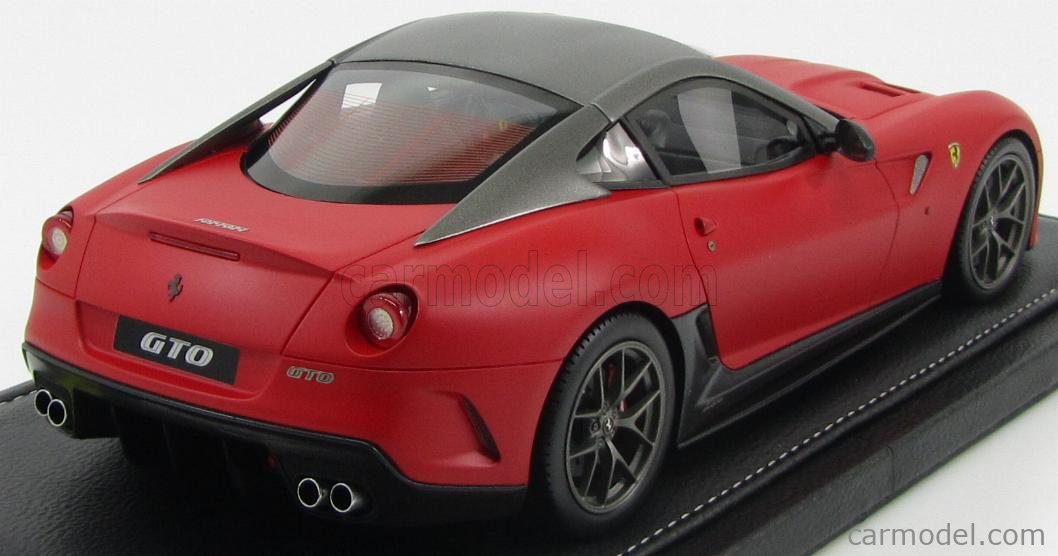 BBR-MODELS P1816MRED Scale 1/18 | FERRARI 599 GTO 2010 MATT RED GREY