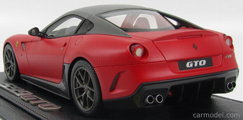 BBR-MODELS P1816MRED Scale 1/18 | FERRARI 599 GTO 2010 MATT RED GREY