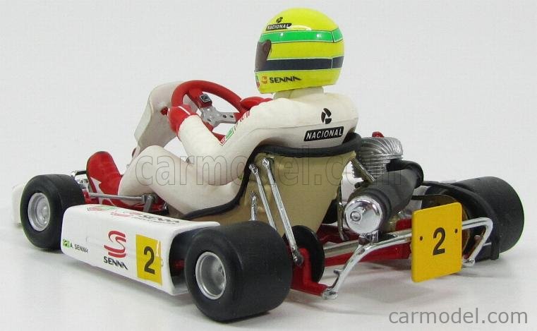 ミニチャンプス 1/18 カート A.セナ 1993 PARIS BERCY - ミニカー