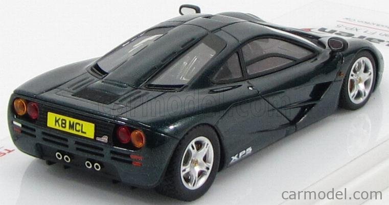 TRUESCALE TSM144331 Scale 1/43 | McLAREN F-1 XP-5 ROAD CAR WORLD RECORD  243mph 1998 DARK GREEN MET