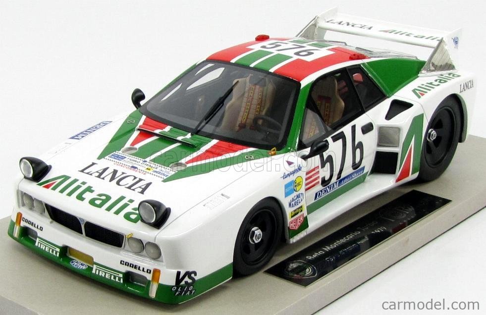 LANCIA - BETA MONTECARLO TURBO PASSO CORTO ALITALIA N 576 GIRO D'ITALIA -  NIGHT VERSION - 1979 G.VILLENEUVE - W.ROHRL - C.GEISTDORFER