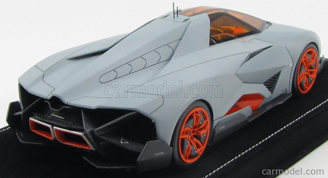 MR-MODELS LAMBO013 Escala 1/18 | LAMBORGHINI EGOISTA 2013 - CON VETRINA -  WITH SHOWCASE MATT GREY