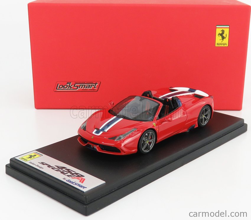 LOOKSMART LS435B Scale 1/43 | FERRARI 458 SPECIALE A SPIDER 2013 ROSSO ...