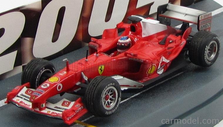 FERRARI - F1 SET 2X F2004 SCHUMACHER N 1 - BARRICHELLO N 2 - HUNGARORING  15-08-2004