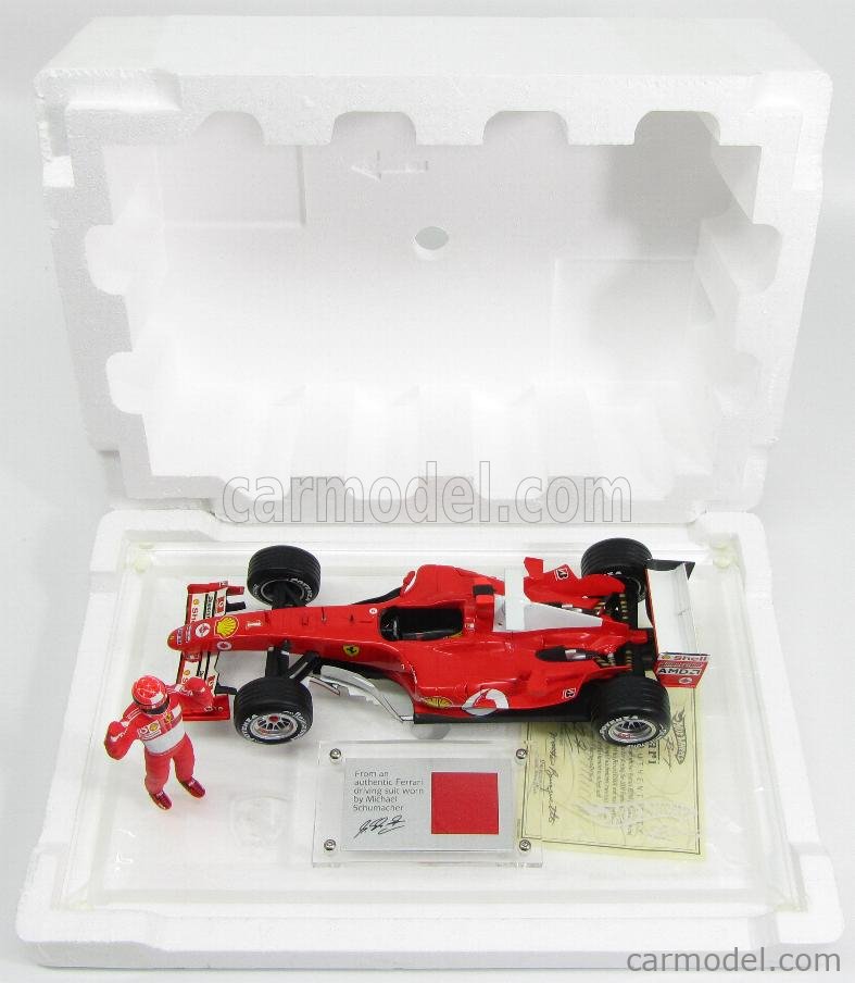MATTEL HOT WHEELS B6221 Scale 1/18 | FERRARI F1 F2004 N 1 (75th