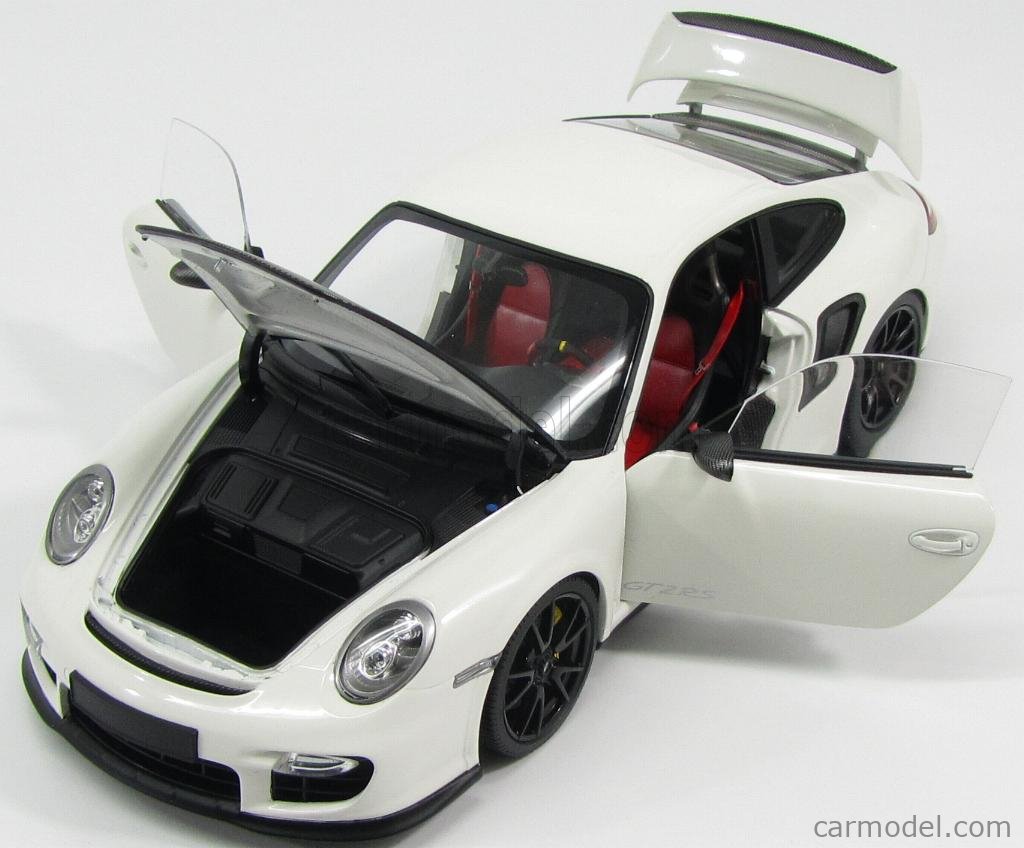 Porsche 997 II GT2 RS 2011 – Miniature Minichamps 1/18, Occasion, Comme Neuve En Boîte