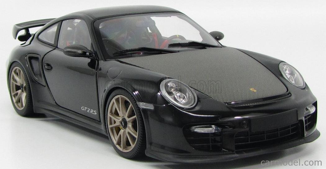 Porsche 997 II GT2 RS 2010 Noir/Jantes Or - Minichamps 1/43 N°291/500