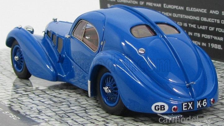 MINICHAMPS 437110325 Scale 1/43 | BUGATTI TYPE 57SC ATLANTIC 2-DOOR ...